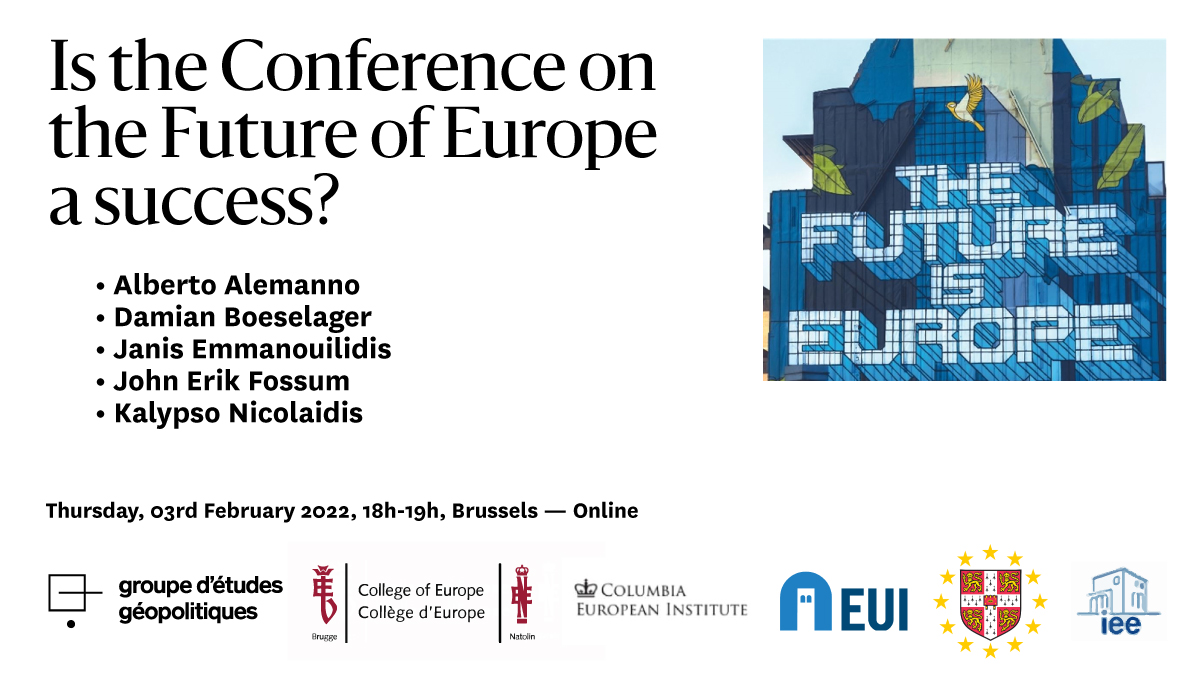 Is the Conference on the Future of Europe a success? - Groupe d'études ...