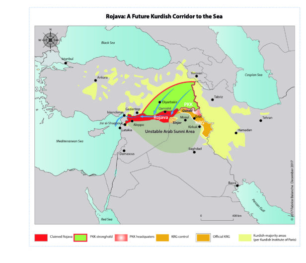 Iraq And Syria Kurdish Autonomous Regions Under Threat Groupe D 4 Future RegionalKurdishCorridor 616x529