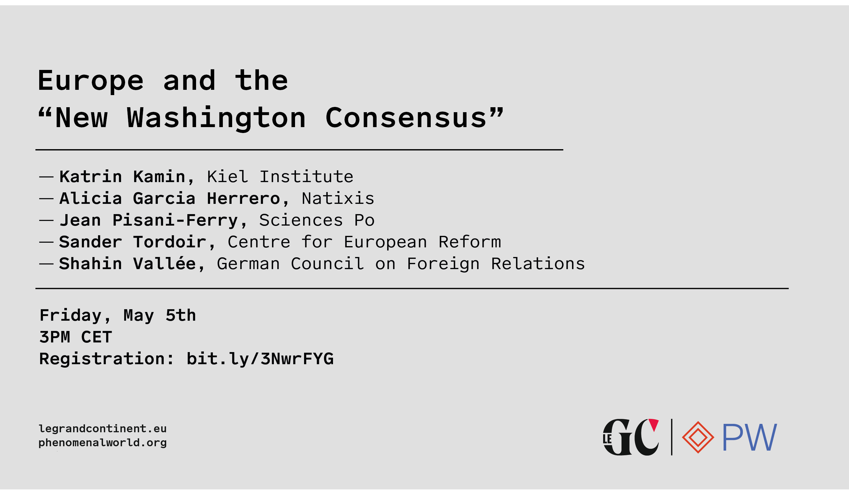 Europe and the “New Washington Consensus” Groupe d'études géopolitiques